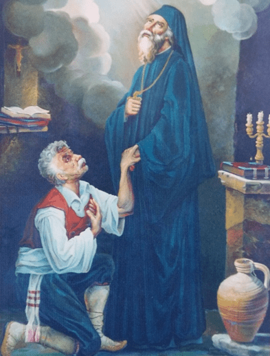 Święty Dionizos przebacza mordercy swojego brata