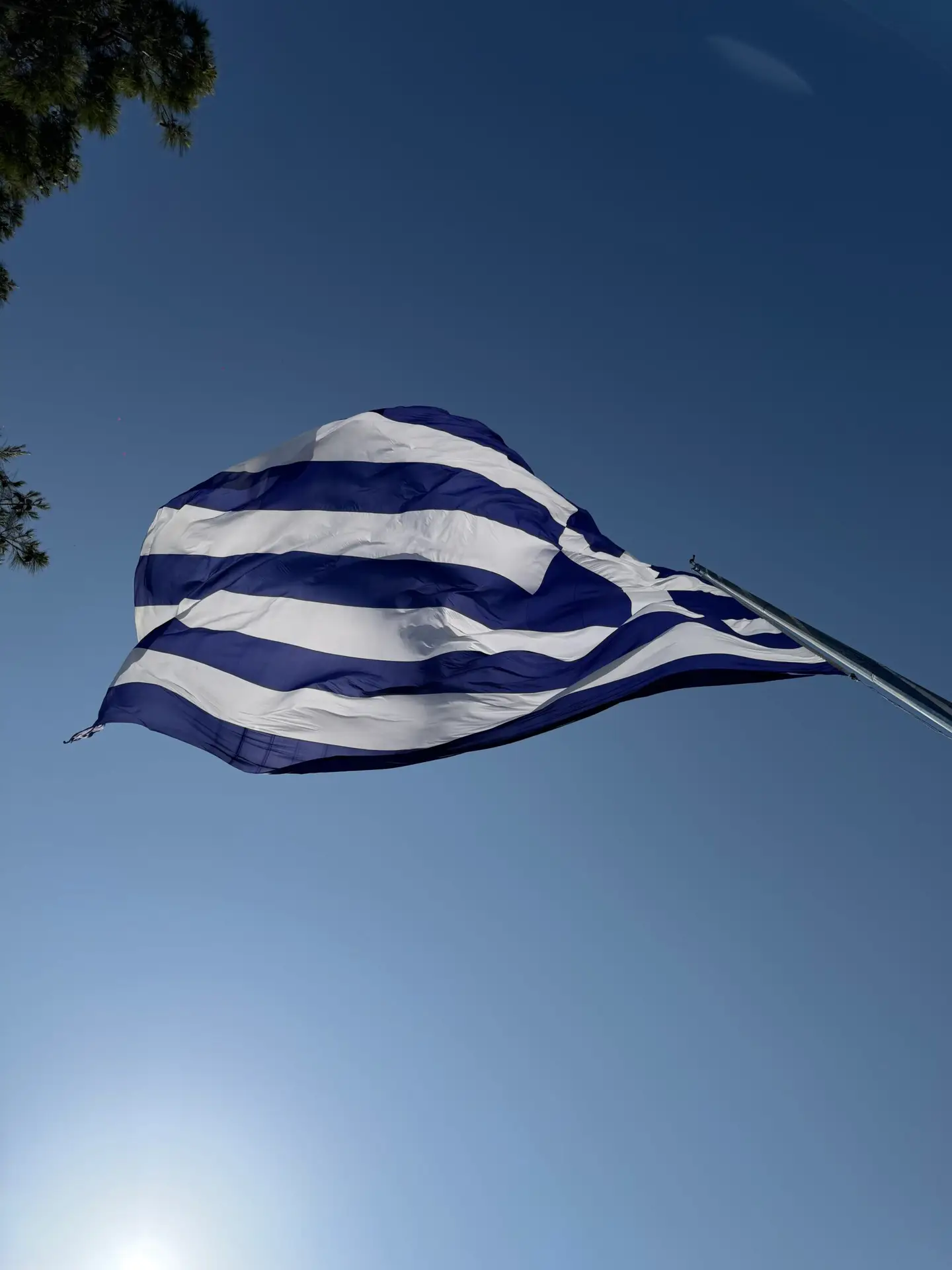 Największa Flaga Grecji Przylądek Keri Zakynthos